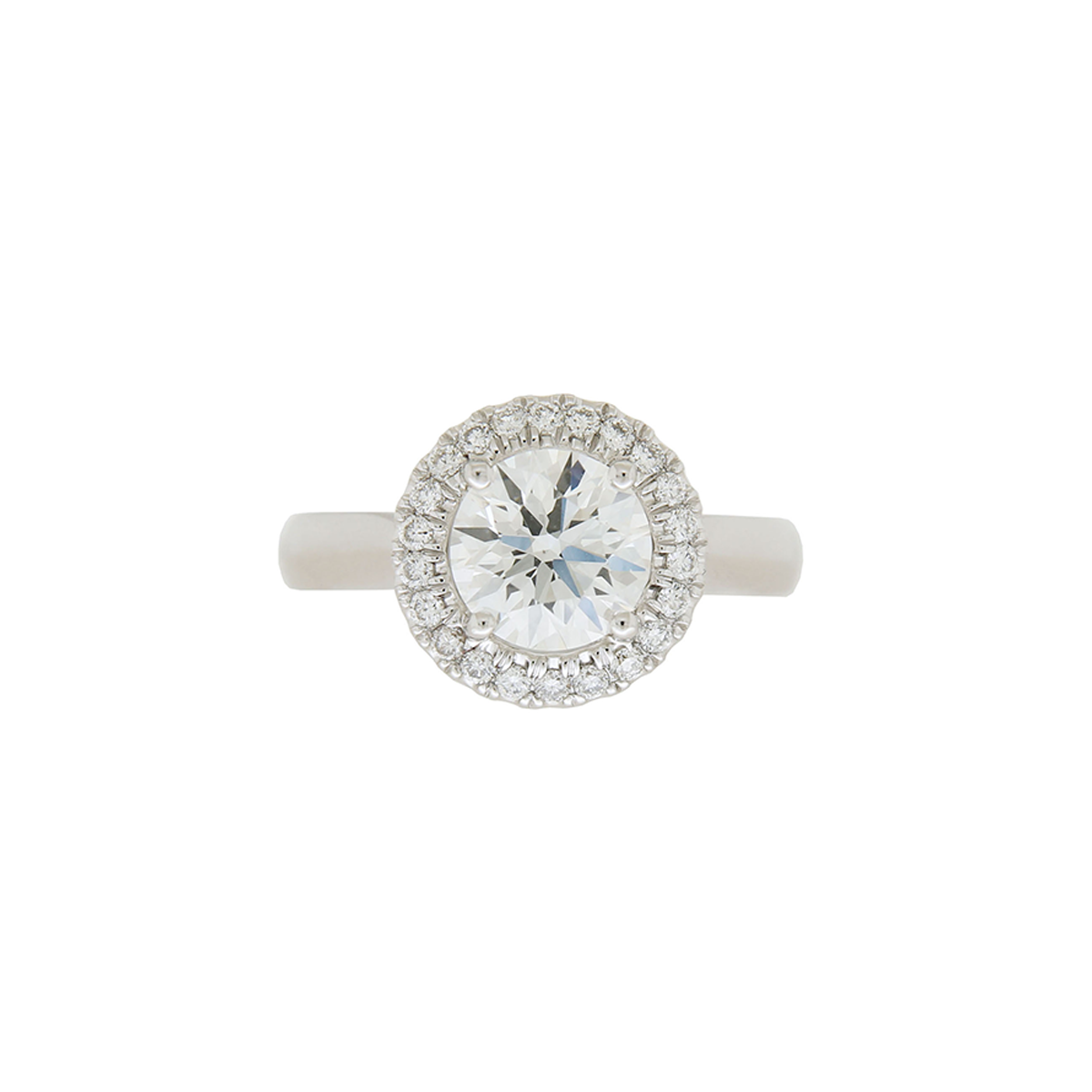 Classic Engagement - Round Halo